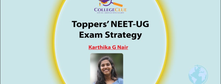 Toppers’ NEET-UG Exam Strategy - Karthika G Nair