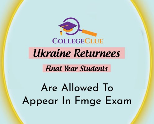 Ukraine Returnees Final Year Students Are Allowed To Appear In Fmge Exam