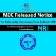 MCC Released Notice For Nationality Conversion From Indian to NRI